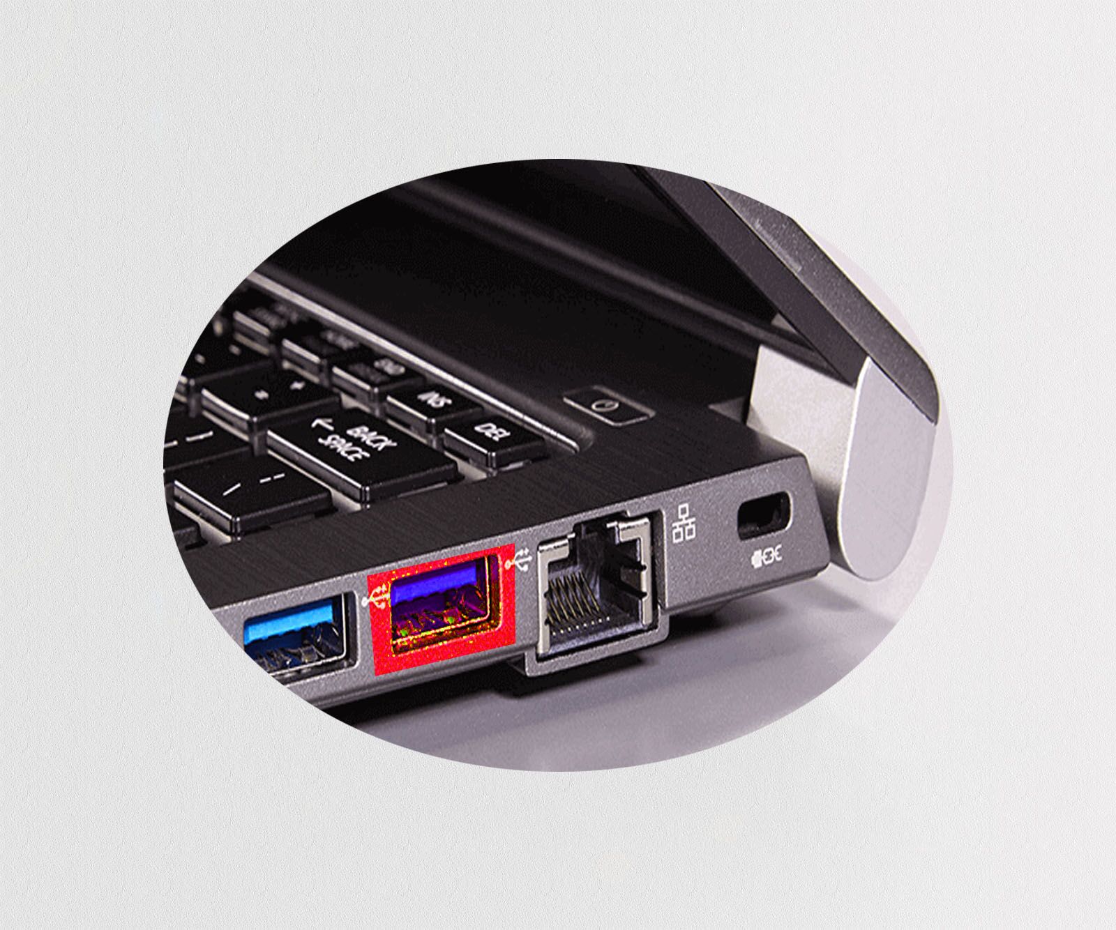 Perbaikan port usb laptop