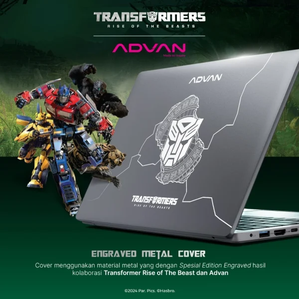 ADVAN Laptop TBook X Transformer | Tbook Intel Celeron N100 | 4Gb/128GB Upgradable | 14" HD Free | Windows 11 | Garansi Resmi 1 Tahun